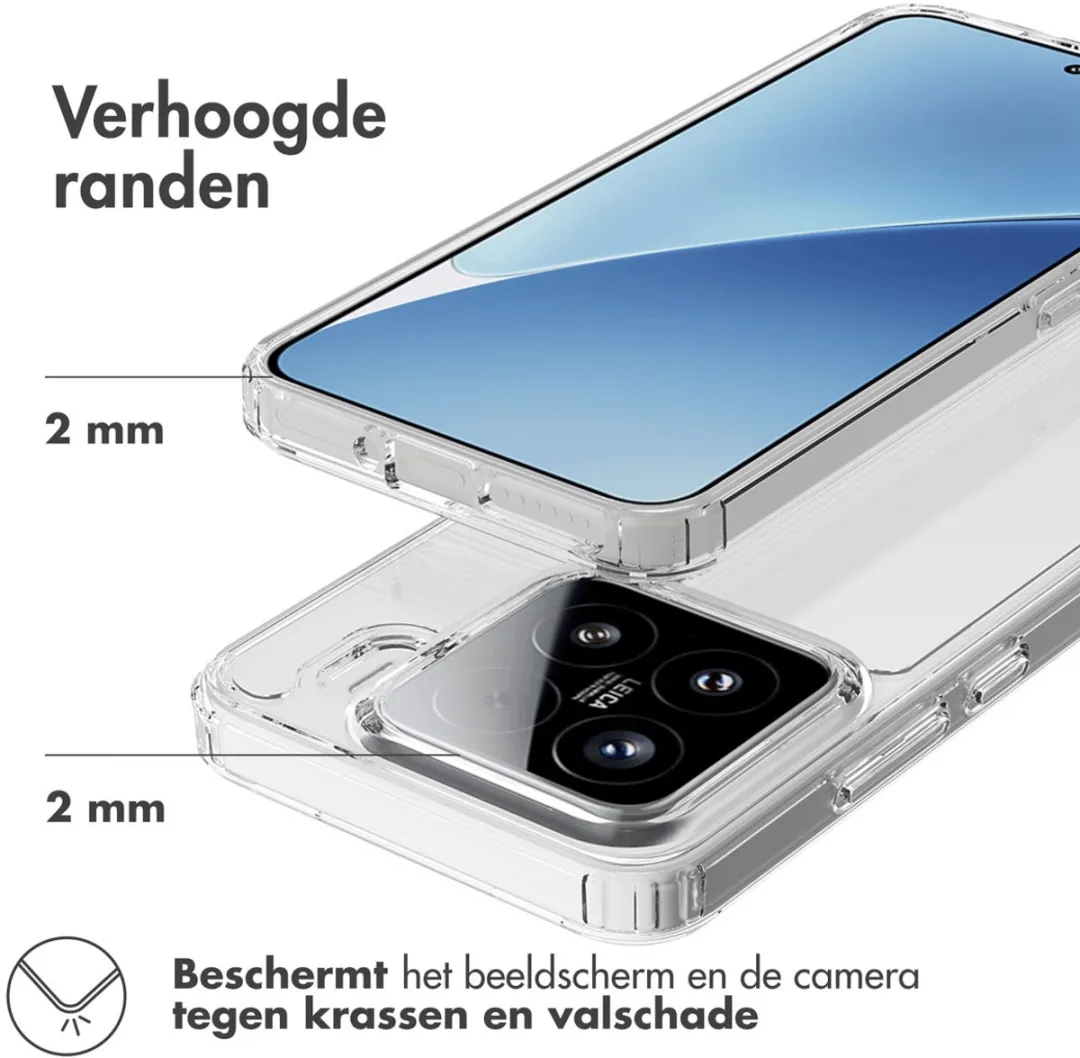 Accezz Xtreme Impact Backcover 2.0 Hoesje Xiaomi 15 - Transparant