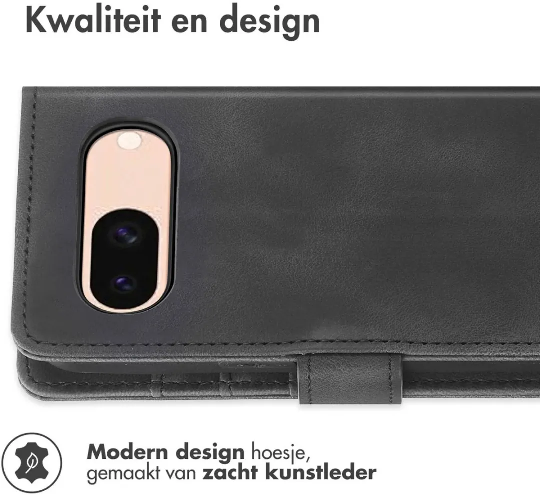 Imoshion Bookcase Hoesje Google Pixel 8a - 3 Pasjes - Zwart