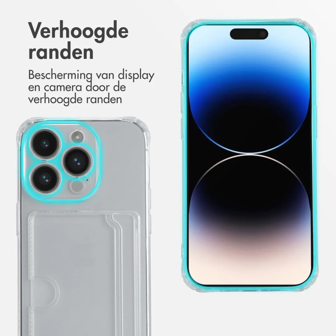 Imoshion Hoesje iPhone 14 Pro - 2 Pasjes - Transparant