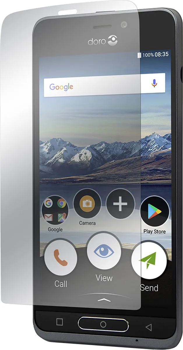 Doro 8035 Tempered Glass Screenprotector - LG Universeel - afbeelding 6 van 6