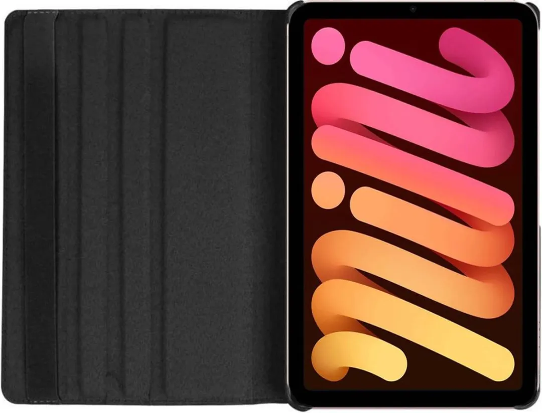 Just in Case Rotating 360 Case iPad mini 6/7 - Zwart