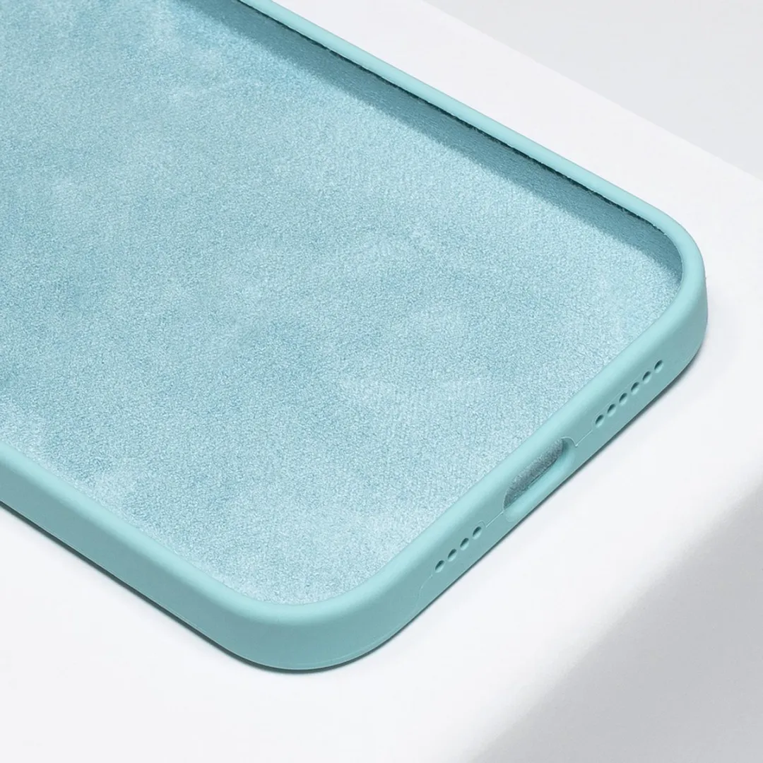 BMAX Siliconen Hoesje iPhone 12 Pro Max - Blauw - afbeelding 6 van 6