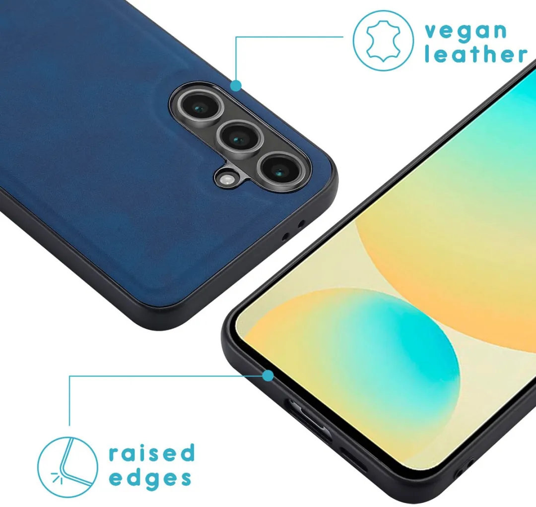 Imoshion Bookcase Hoesje Samsung Galaxy S24 FE - Blauw