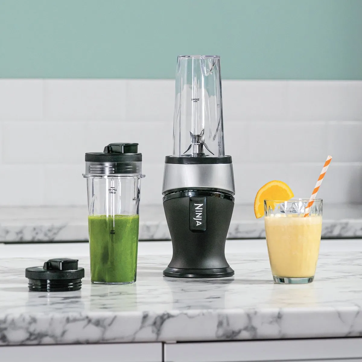 Ninja Foodi QB3001EUS Nutri Blender - 700W - 2 Bekers-to-Go - Zwart/Grijs - afbeelding 6 van 6