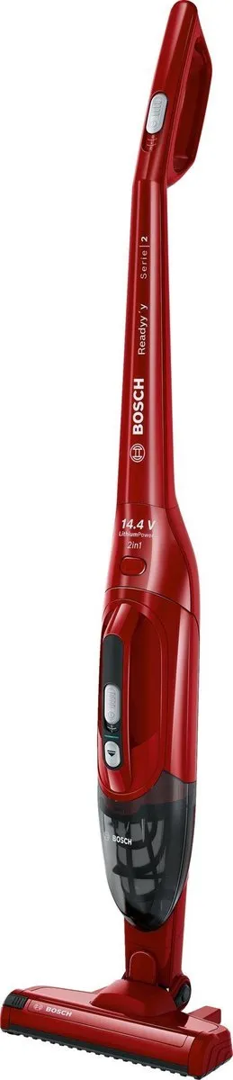 Bosch Serie 2 BBHF214R Steelstofzuiger - Zakloos - Rood - afbeelding 6 van 6
