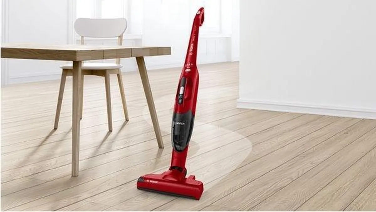 Bosch Serie 2 BBHF214R Steelstofzuiger - Zakloos - Rood