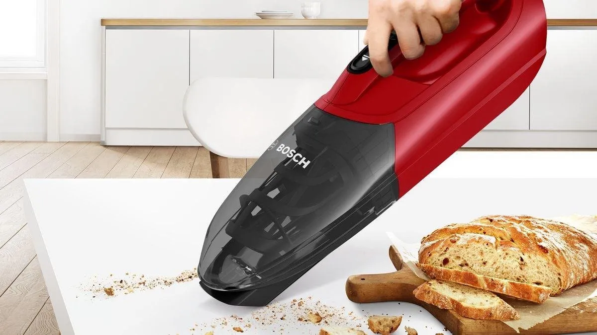 Bosch Serie 2 BBHF214R Steelstofzuiger - Zakloos - Rood