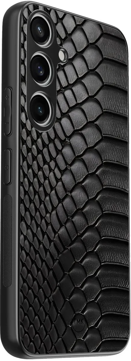 Casevibes Hoesje Samsung Galaxy A55 - Zwart - Slangenprint