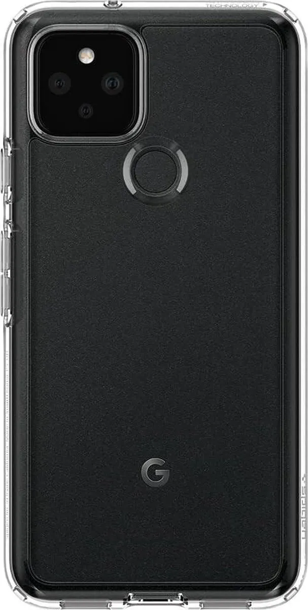 Spigen Crystal Hybrid ACS01910 Hoesje - Google Pixel 5 - Transparant