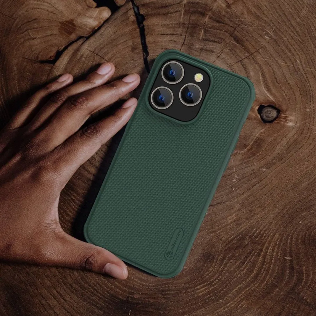 Nillkin Super Frosted Shield Hoesje iPhone 14 Pro Max - Groen