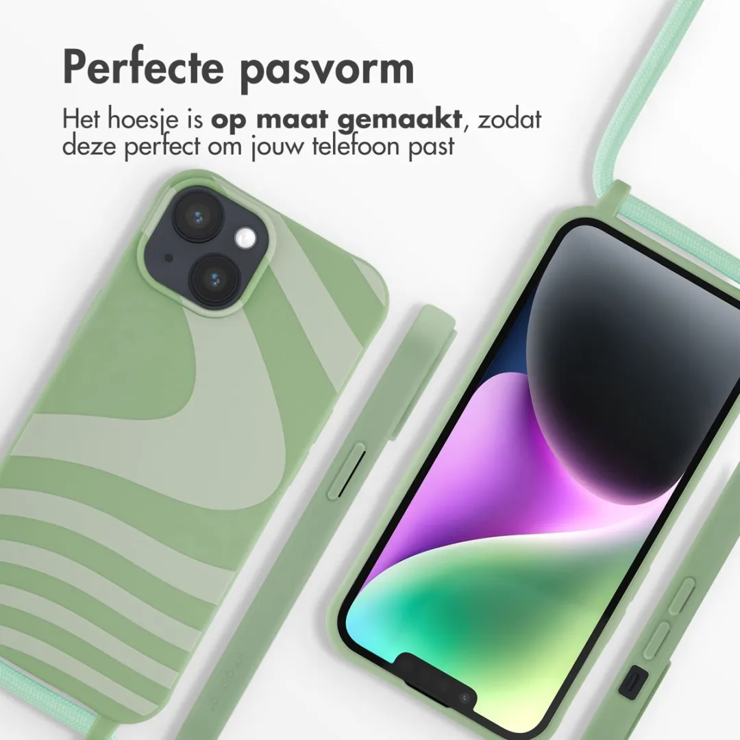Imoshion Hoesje iPhone 14 Siliconen Retro Green
