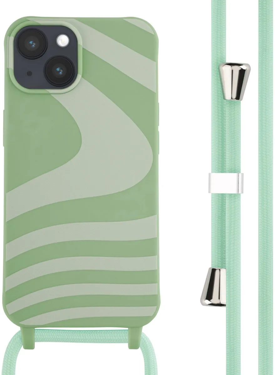 Imoshion Hoesje iPhone 14 Siliconen Retro Green