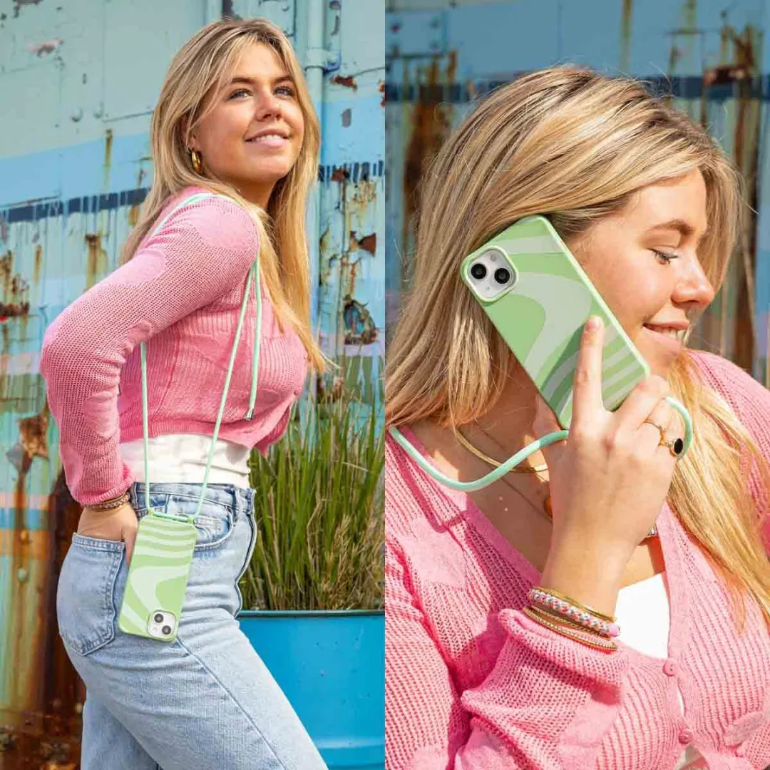 Imoshion Hoesje iPhone 14 Siliconen Retro Green