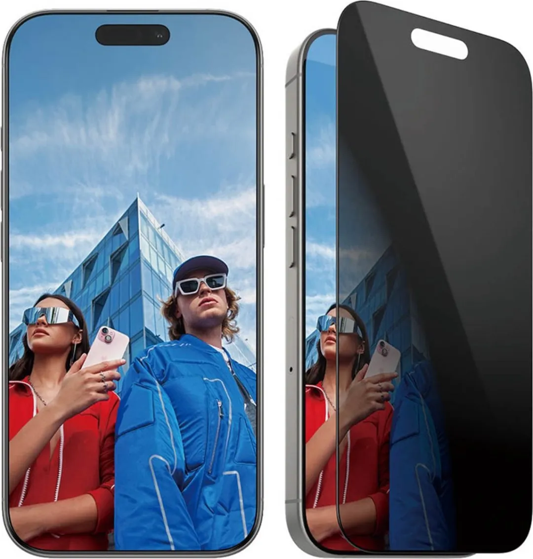 PanzerGlass iPhone 16 Pro Privacy Screenprotector - Zwart