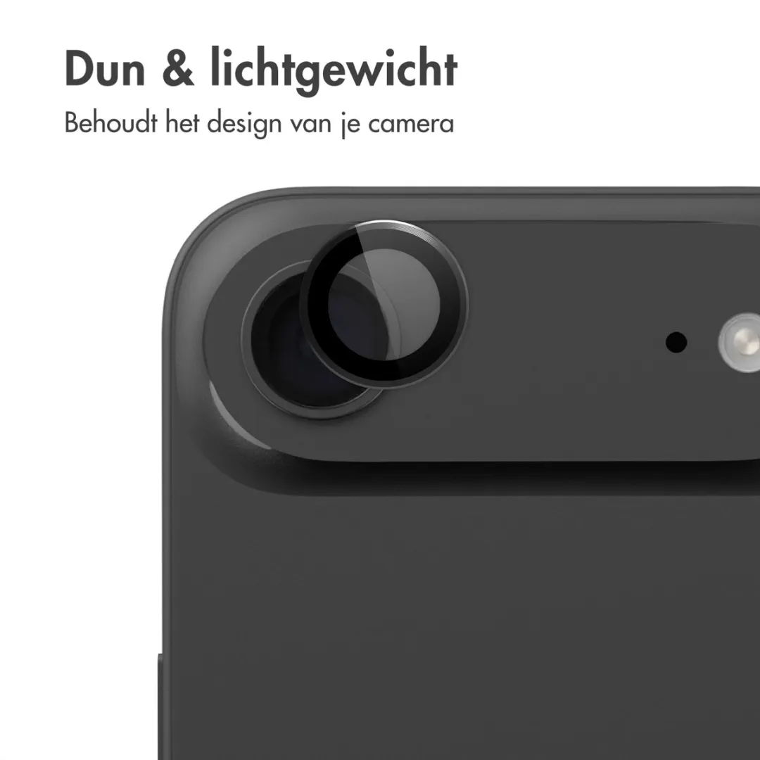 imoshion Camera Lens Protector Apple iPhone 17 Air - 2 Stuks - Zwart