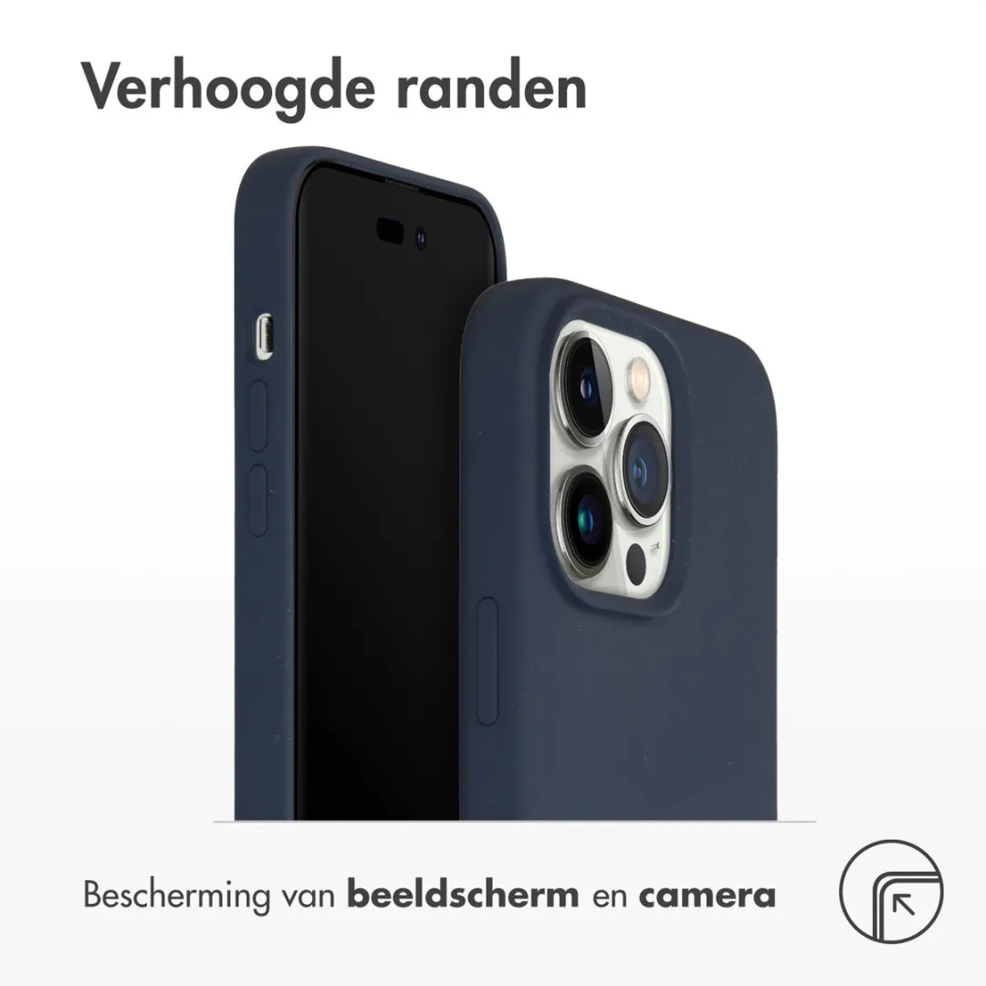 Accezz Hoesje iPhone 14 Pro Max Donkerblauw