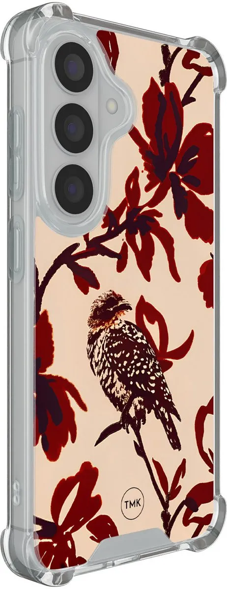 Casevibes Shockproof Hoesje Samsung Galaxy S26 - Bloemenpracht - Rood