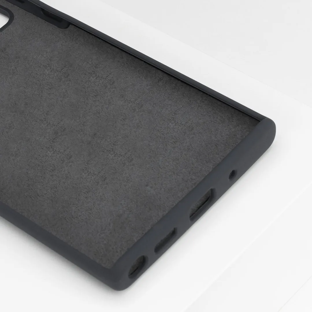 BMAX Siliconen Hard Case Samsung Galaxy Note20 Ultra - Antraciet - MBAX76548