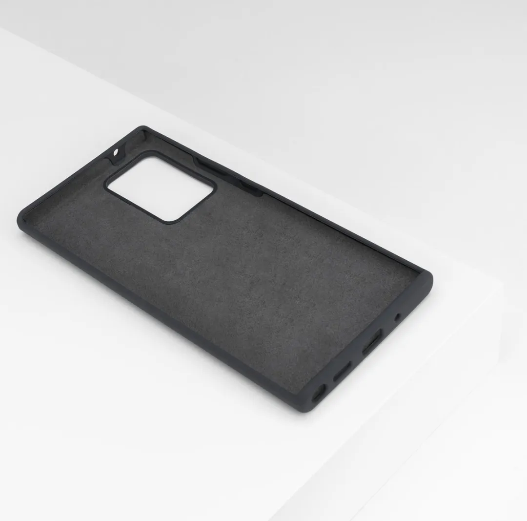 BMAX Siliconen Hard Case Samsung Galaxy Note20 Ultra - Antraciet - MBAX76548 - afbeelding 6 van 6