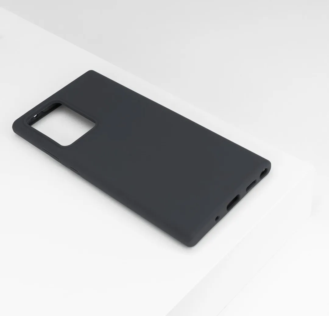 BMAX Siliconen Hard Case Samsung Galaxy Note20 Ultra - Antraciet - MBAX76548