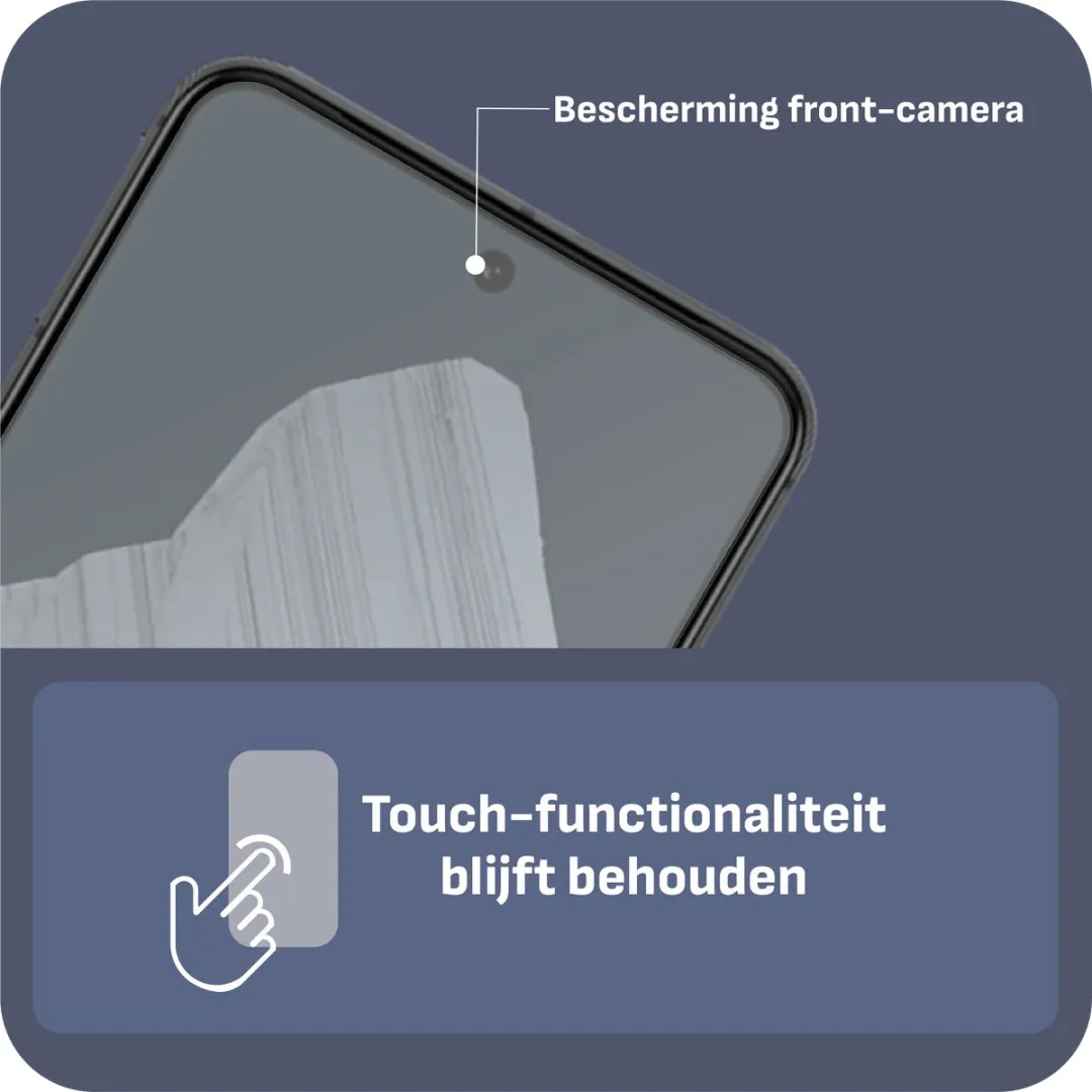 Just in Case Cazy Screenprotector Google Pixel 8 Pro - Transparant - afbeelding 6 van 6