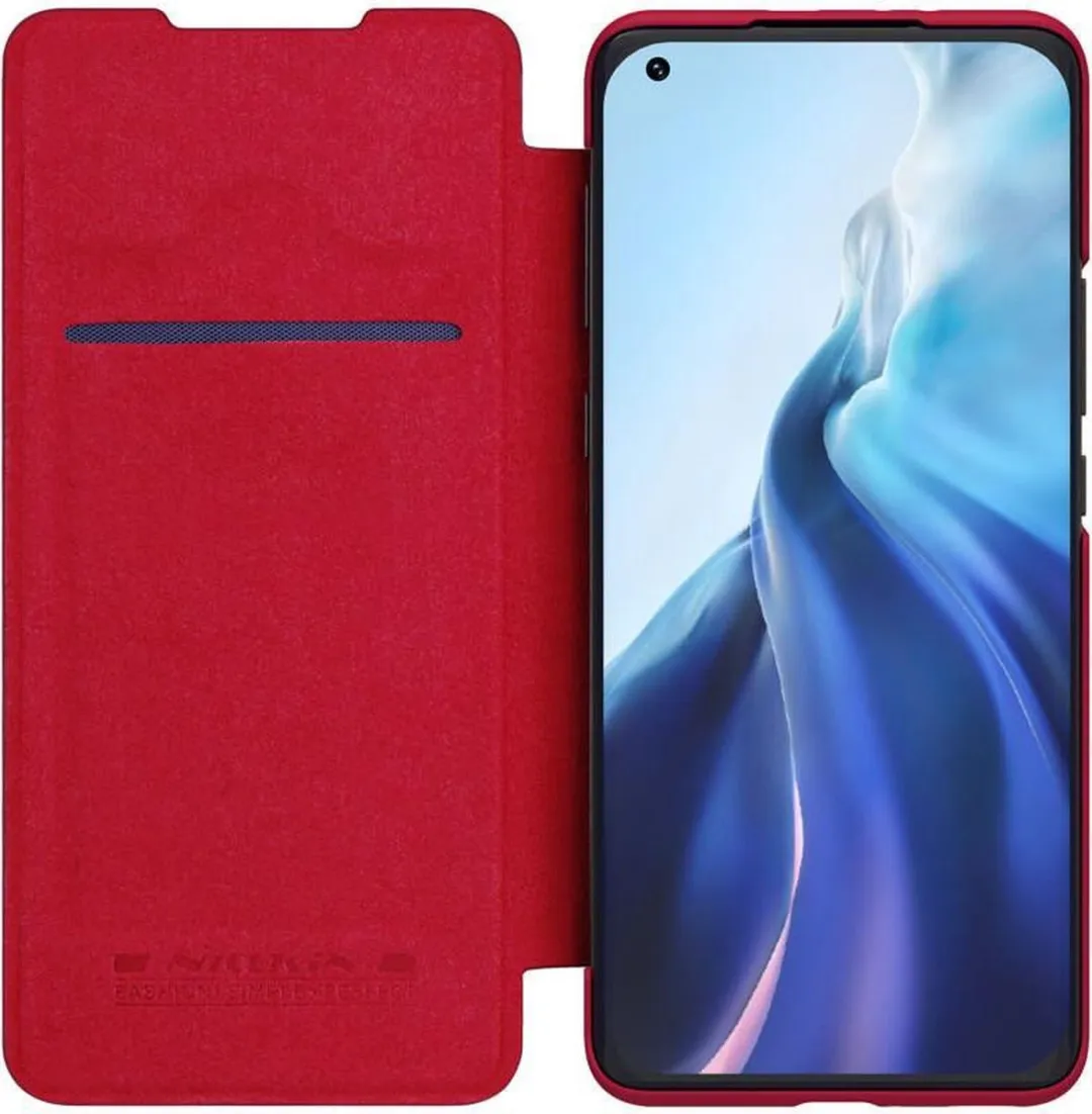 Nillkin Qin Series Book Hoesje Xiaomi Mi 11 - Rood