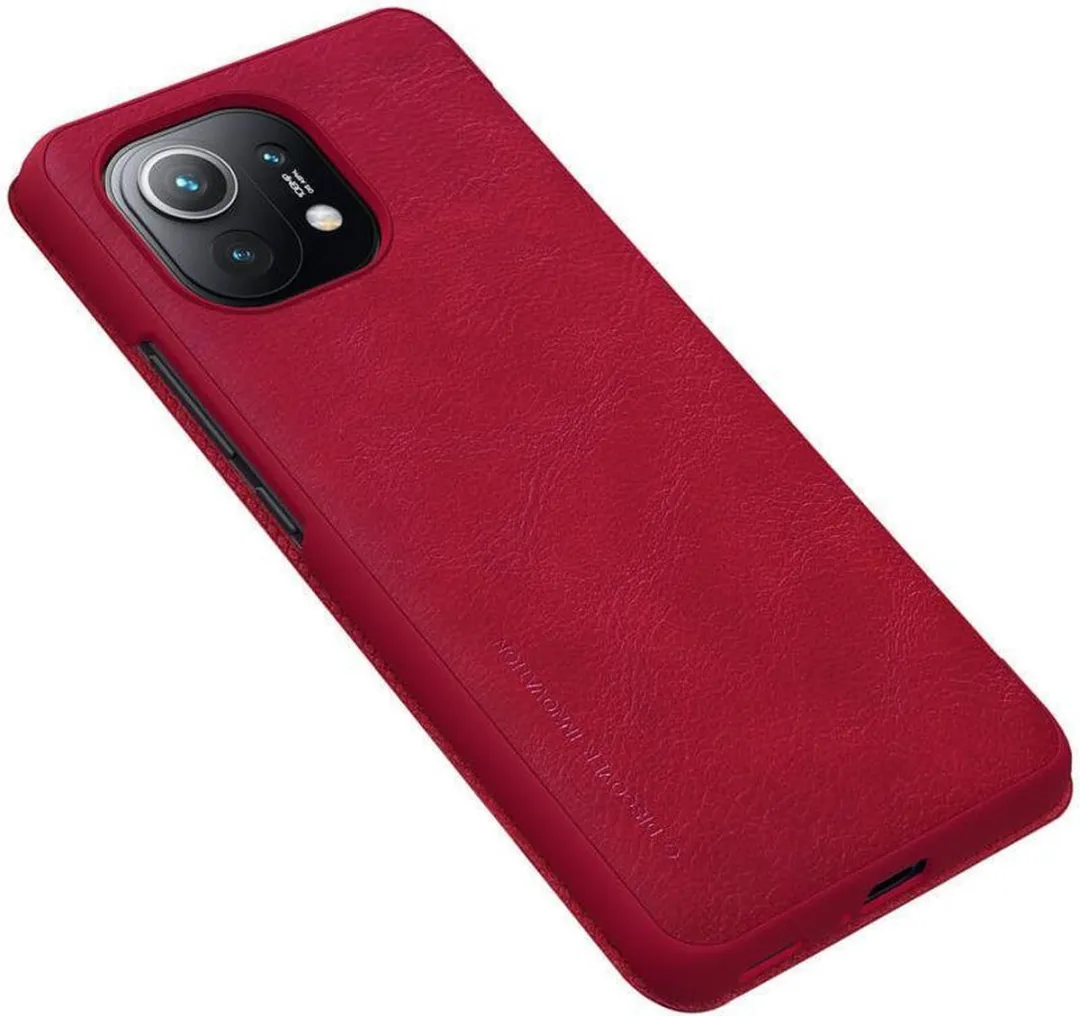 Nillkin Qin Series Book Hoesje Xiaomi Mi 11 - Rood
