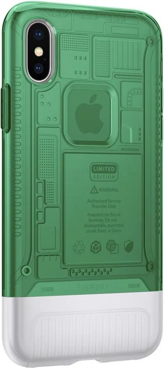 Spigen Classic Hoesje iPhone X - Groen - 057CS23196
