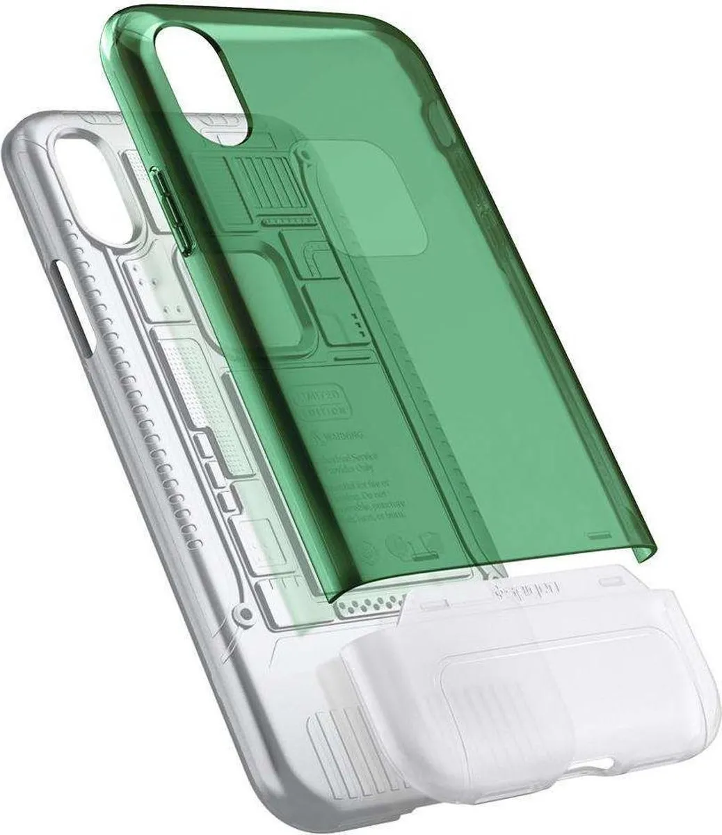 Spigen Classic Hoesje iPhone X - Groen - 057CS23196