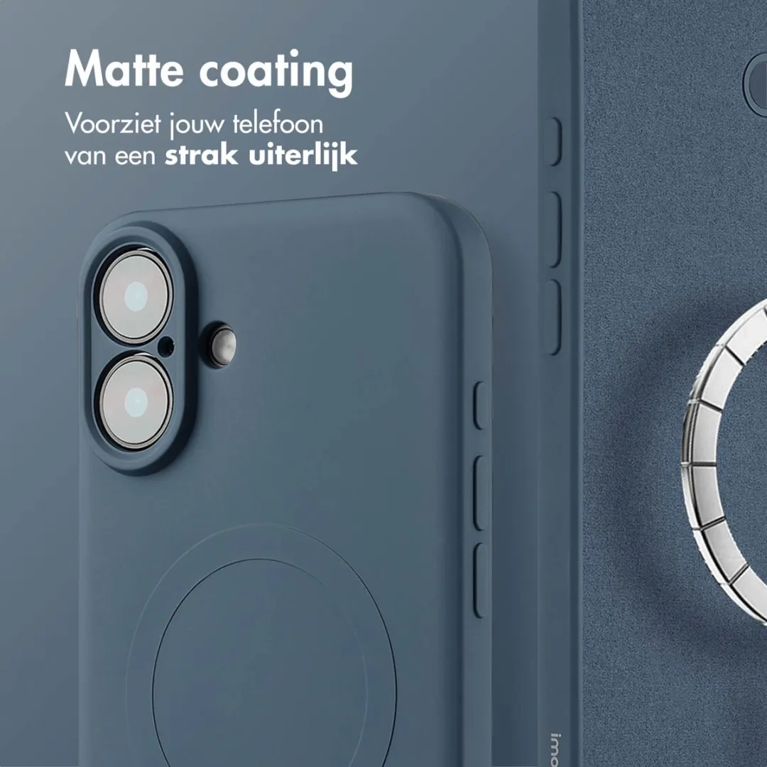 Imoshion Hoesje iPhone 16 - Donkerblauw MagSafe
