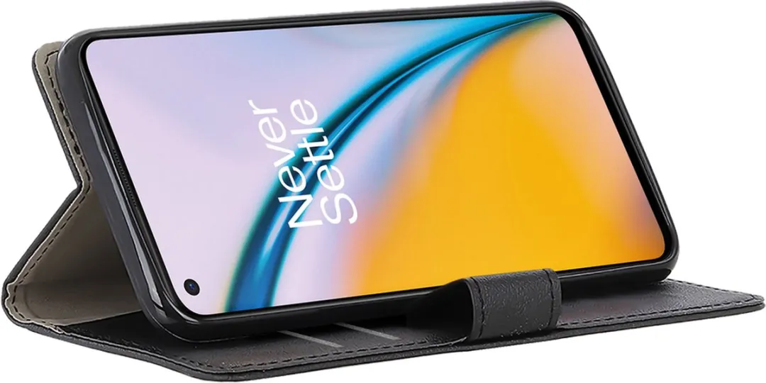 Just in Case OnePlus Nord 2 Wallet Case - Zwart