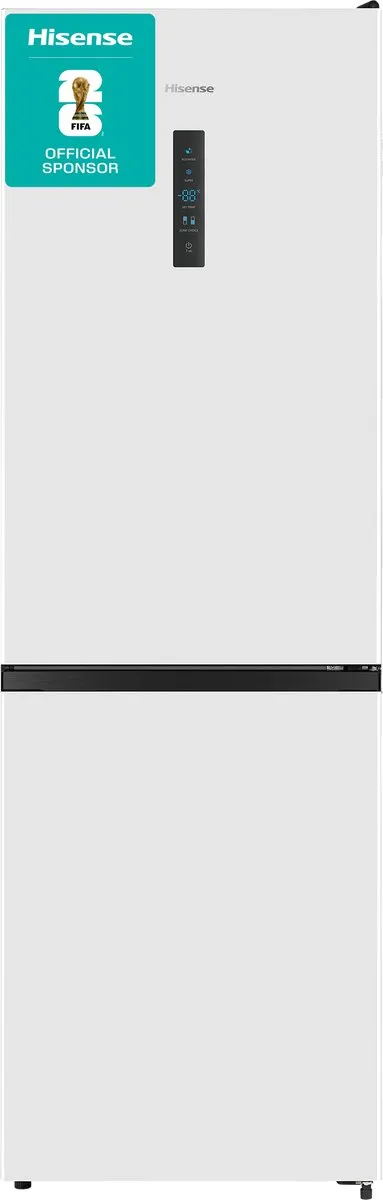 Hisense RB390N4BWC Koelvriescombinatie 304L