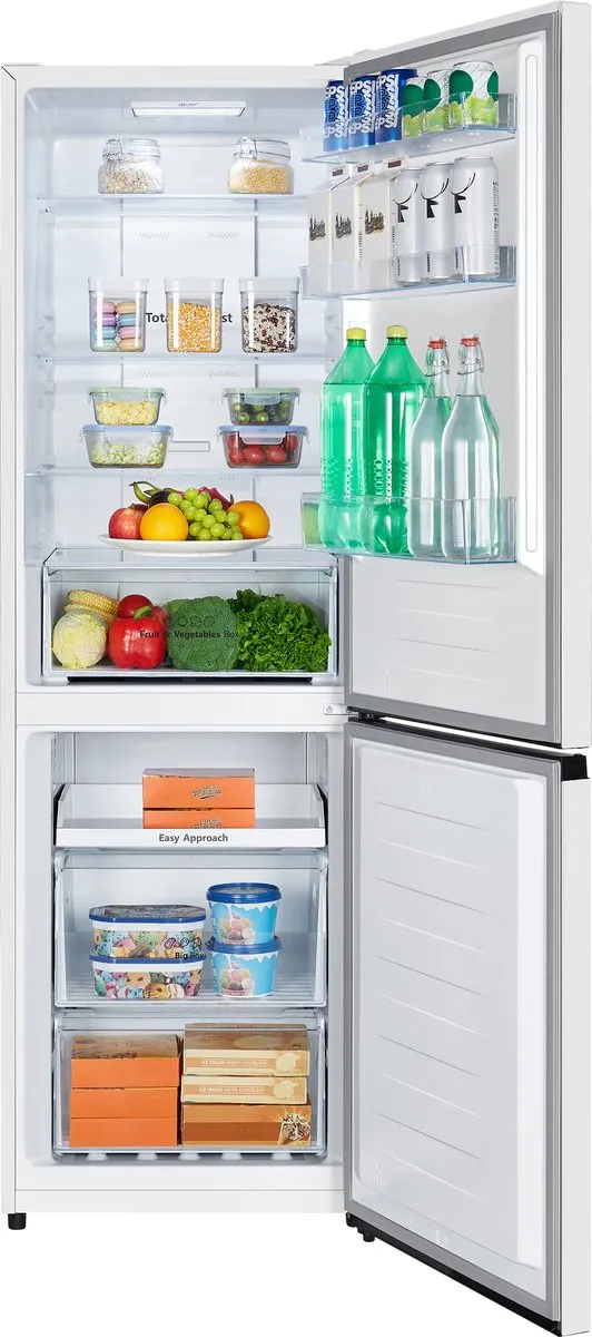 Hisense RB390N4BWC Koelvriescombinatie 304L - No Frost - Wit