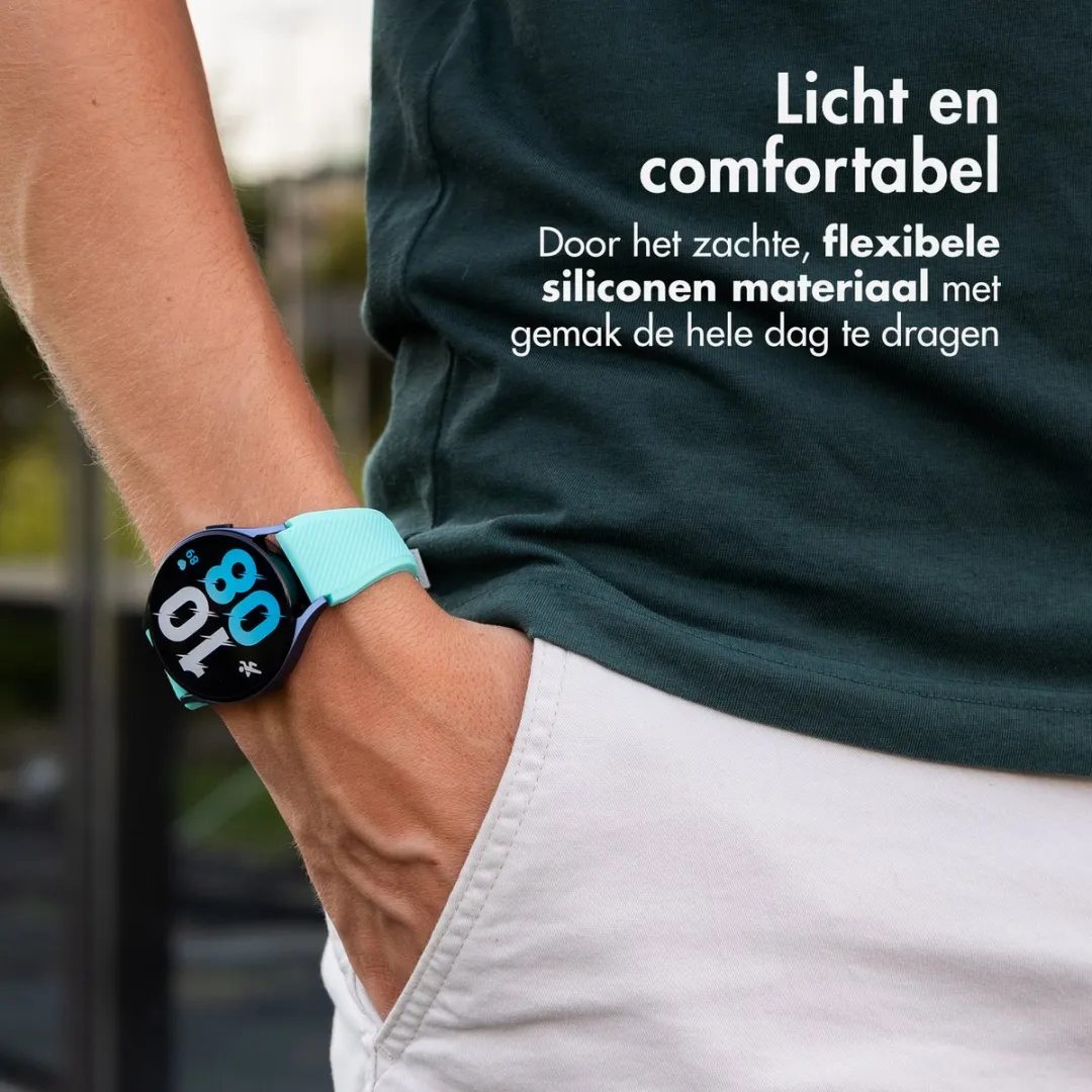 Imoshion Siliconen Smartwatchband 22mm - Mintgroen