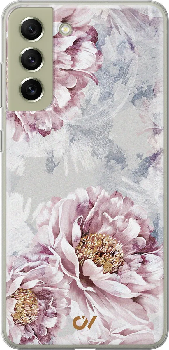 Casevibes Galaxy S21 FE Hoesje Floral Print
