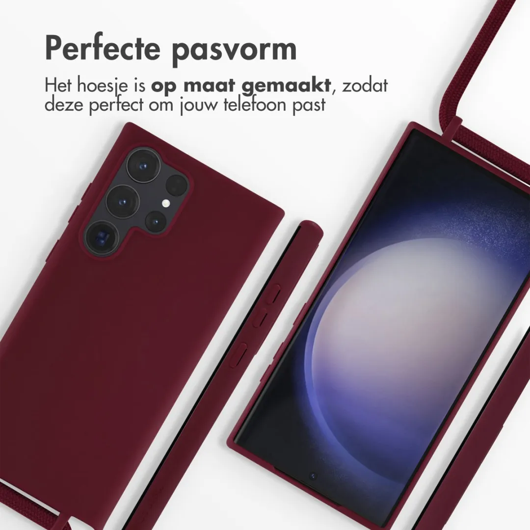 Imoshion Hoesje Samsung Galaxy S23 Ultra - Donkerrood