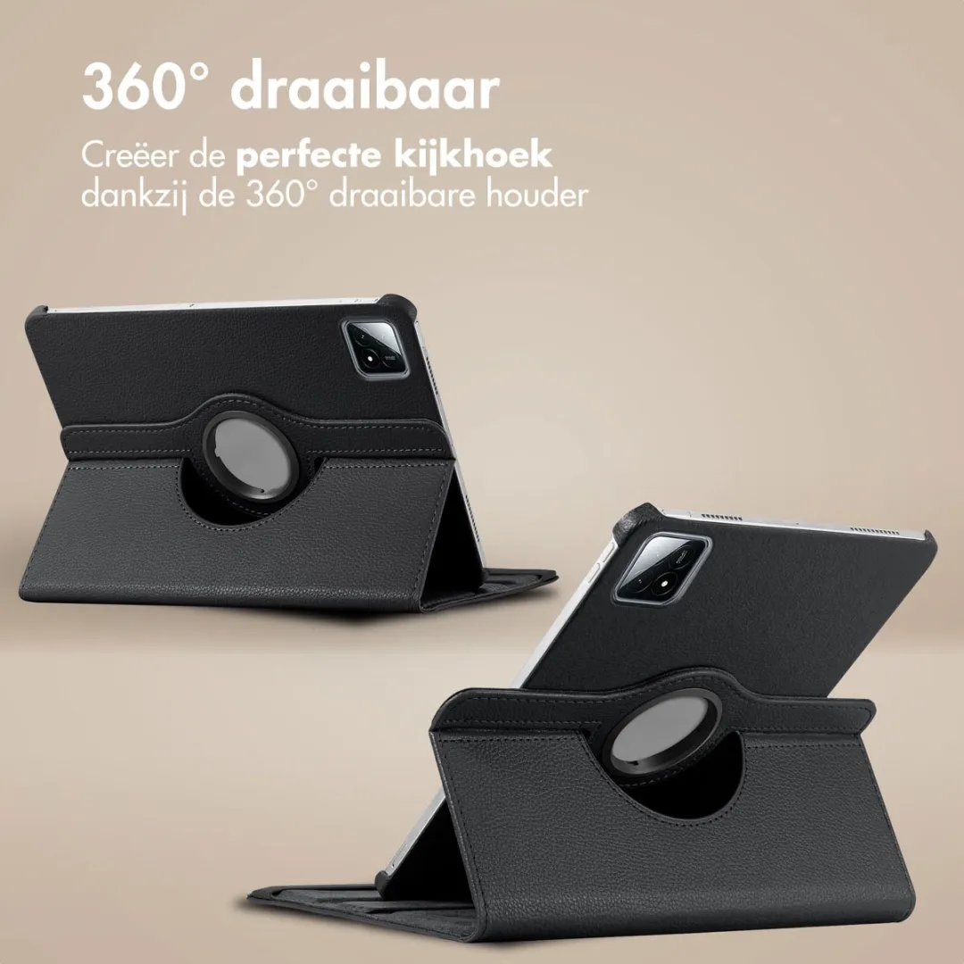 Imoshion Tablethoes Xiaomi Pad 6S Pro 12.4 - 360° Bookcase - Zwart