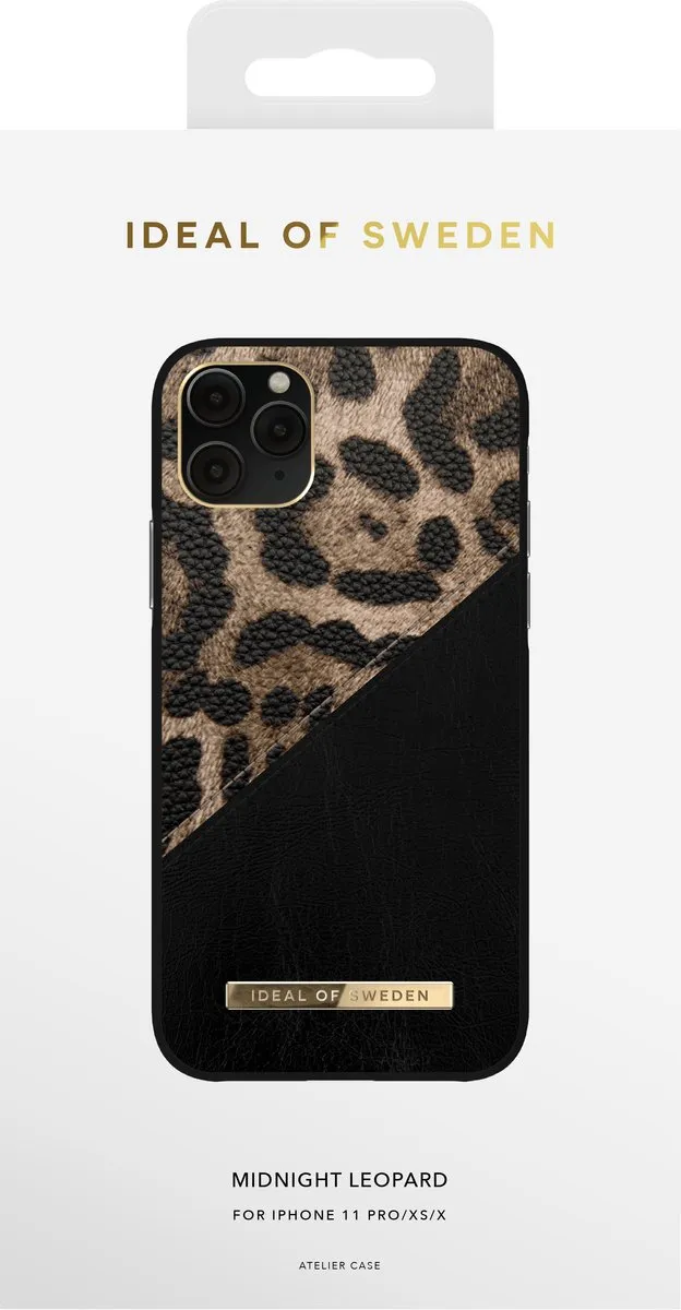 iDeal of Sweden Fashion Case Atelier iPhone 11 Pro/XS/X Midnight Leopard
