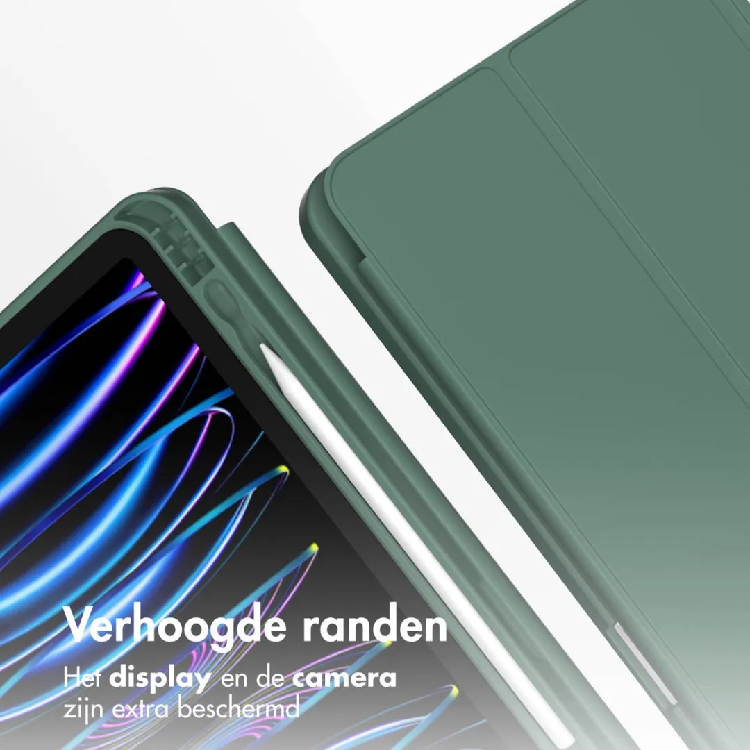 Accezz Tablethoes SH00080147 - Apple iPad Air 13 - Donkergroen