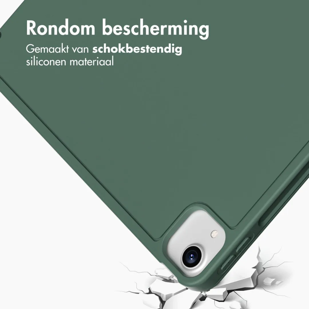 Accezz Tablethoes SH00080147 - Apple iPad Air 13 - Donkergroen