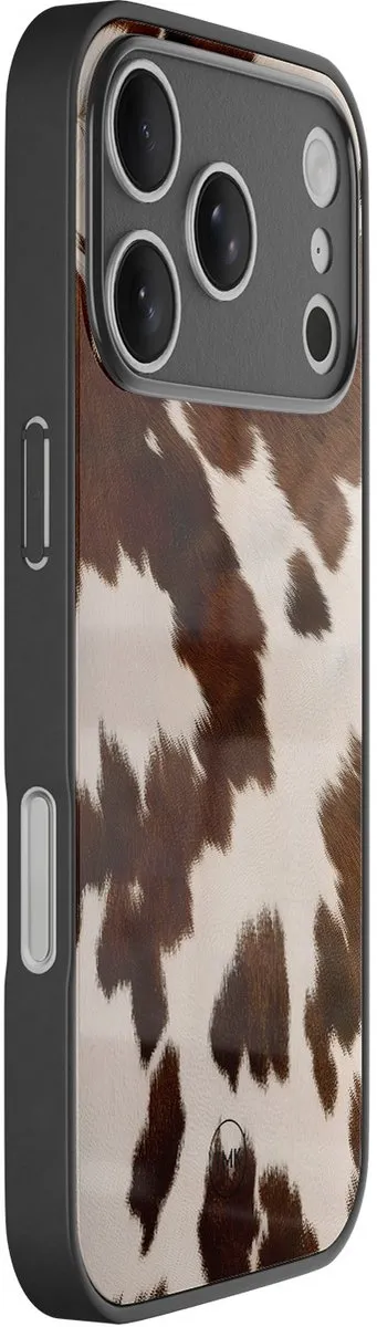 Casevibes iPhone 17 Pro Hoesje - Blauw Cow Vibe