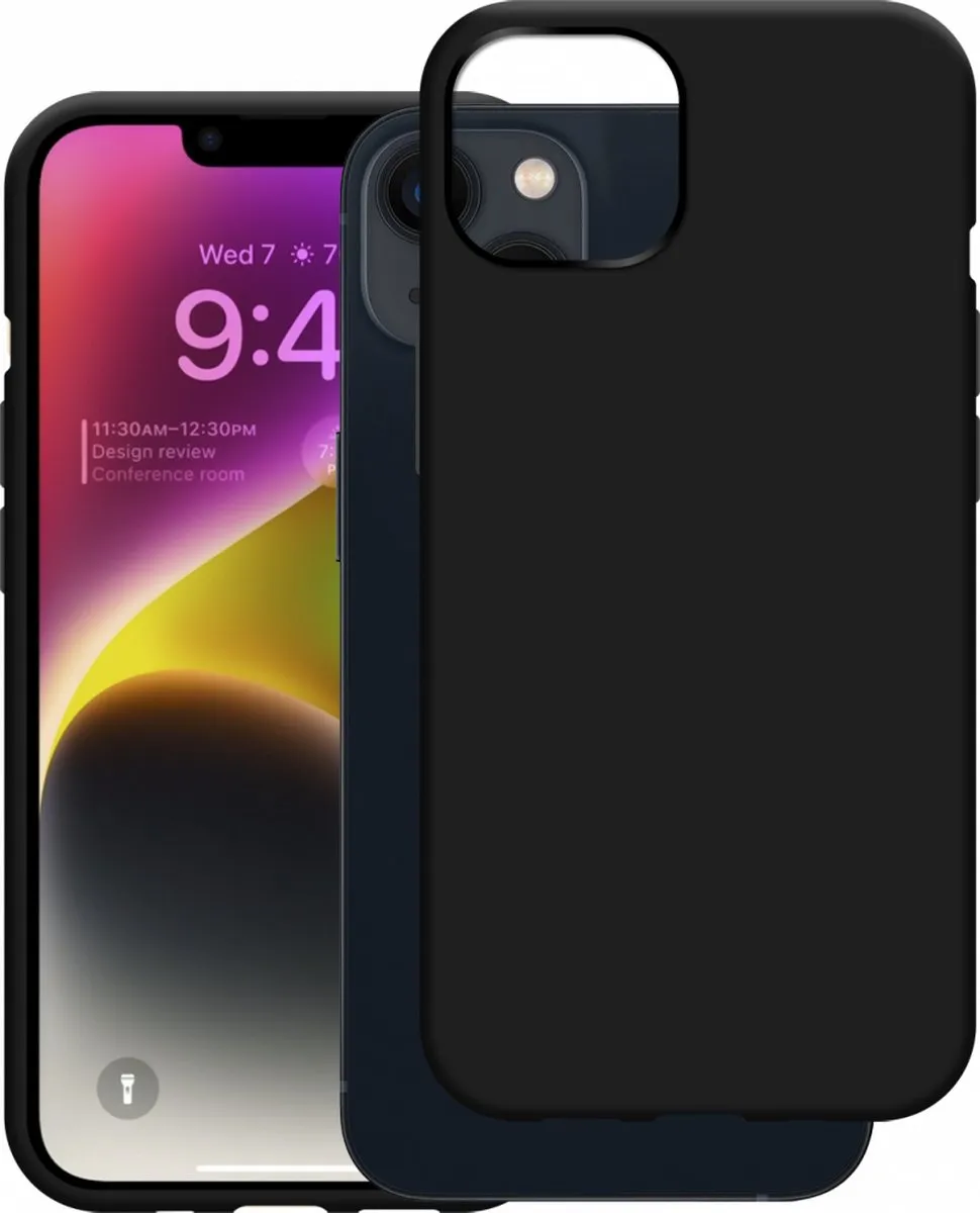 Just in Case Cazy iPhone 14 Hoesje met Koord - Zwart