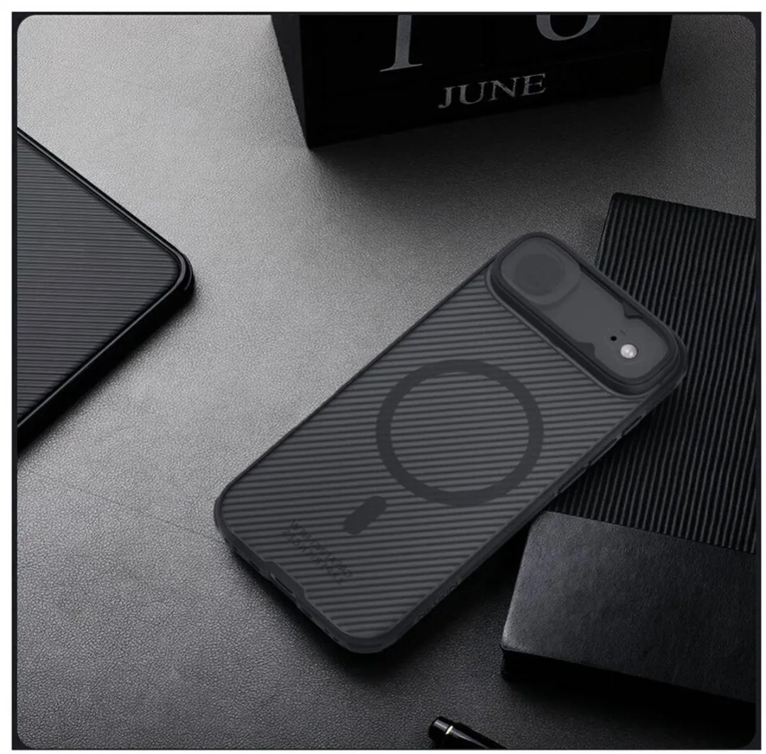 Nillkin CamShield Magnetic Hoesje iPhone Air - Transparant Zwart