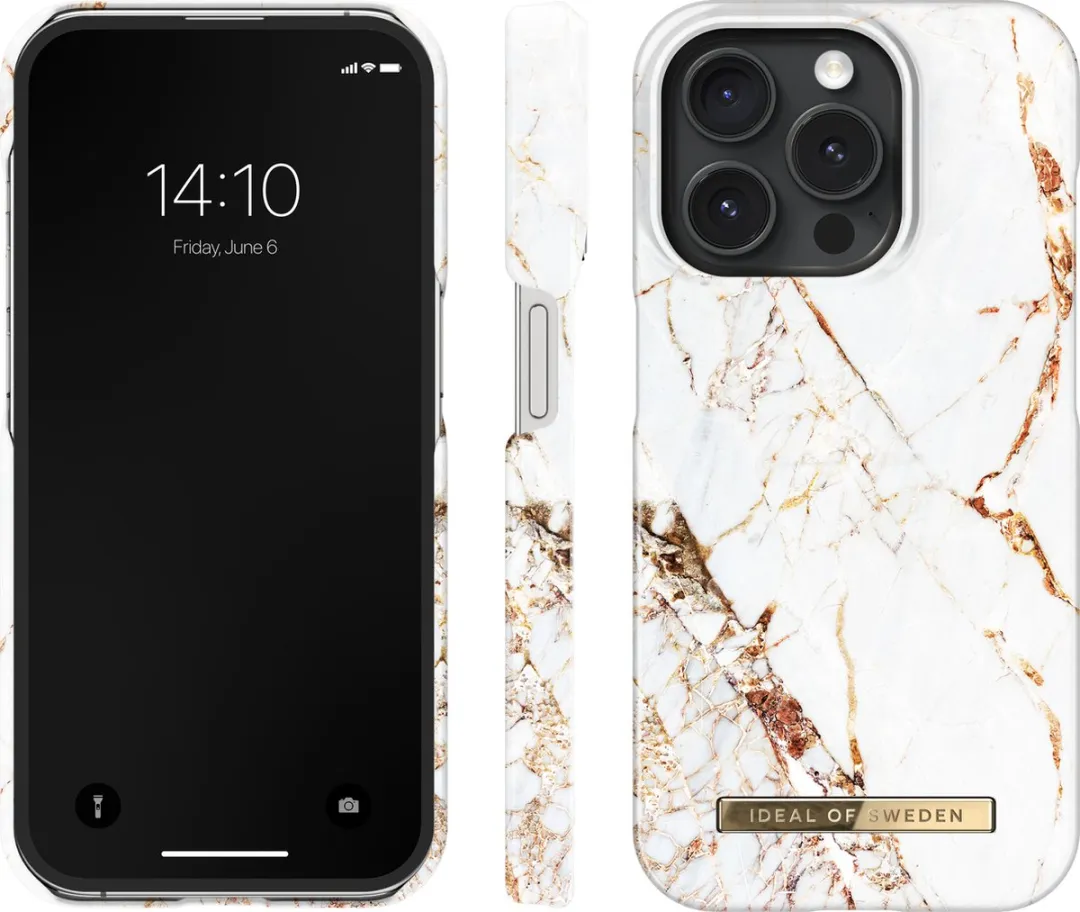 iDeal of Sweden iPhone 15 Pro Backcover - Carrara Gold - IDFC-I2361P-46