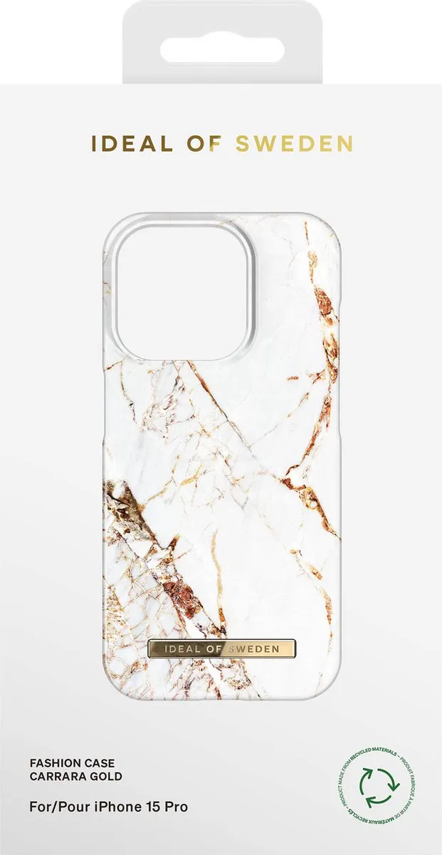iDeal of Sweden iPhone 15 Pro Backcover - Carrara Gold - IDFC-I2361P-46 - afbeelding 6 van 6