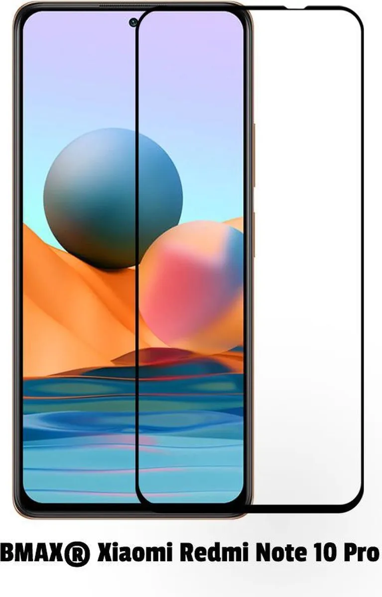 BMAX Xiaomi Redmi Note 10 Pro Screenprotector - 2 Stuks - Zwart