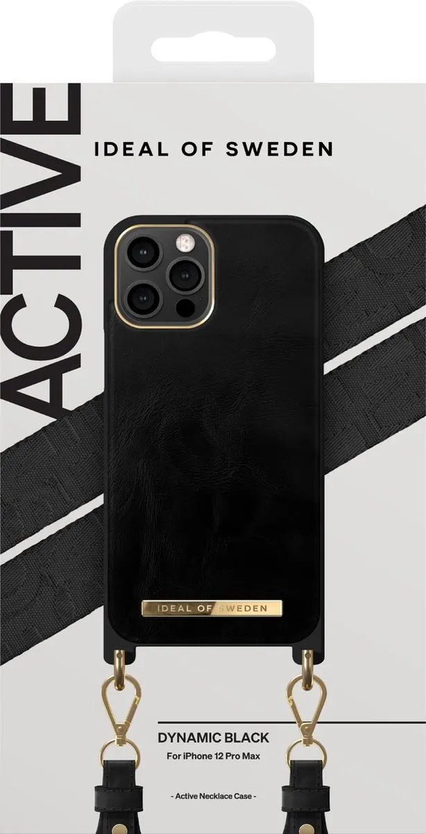 iDeal of Sweden Active Necklace Case iPhone 12 Pro Max IDNCAC21-I2067-296 - Zwart - afbeelding 5 van 6