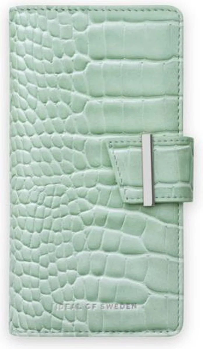 iDeal of Sweden Phone Wallet iPhone 12/12 Pro Mint Croco