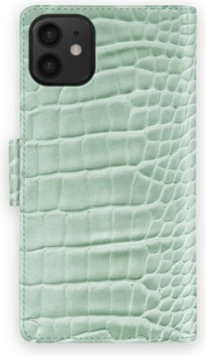 iDeal of Sweden Phone Wallet iPhone 12/12 Pro Mint Croco - 3 Pasjes - afbeelding 6 van 6