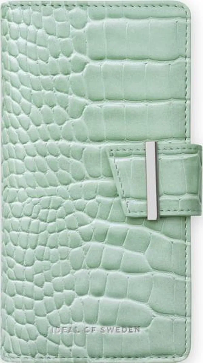 iDeal of Sweden Phone Wallet iPhone 12/12 Pro Mint Croco - 3 Pasjes - afbeelding 2 van 6